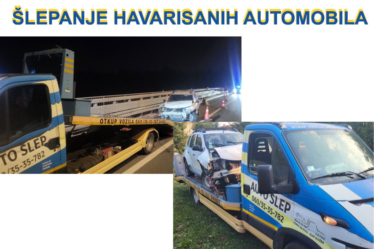 Šlepanje havarisanih automobila