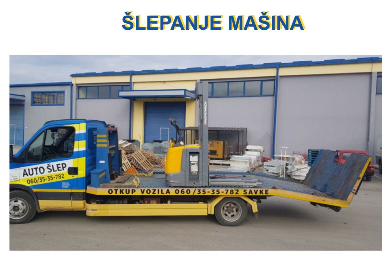 Šlepanje mašina